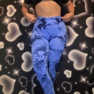 set of 3 tie dye leggings
